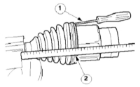  Замена манжет карданного шарнира Ford Mondeo