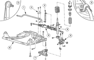  Передний мост Mondeo Ford Mondeo